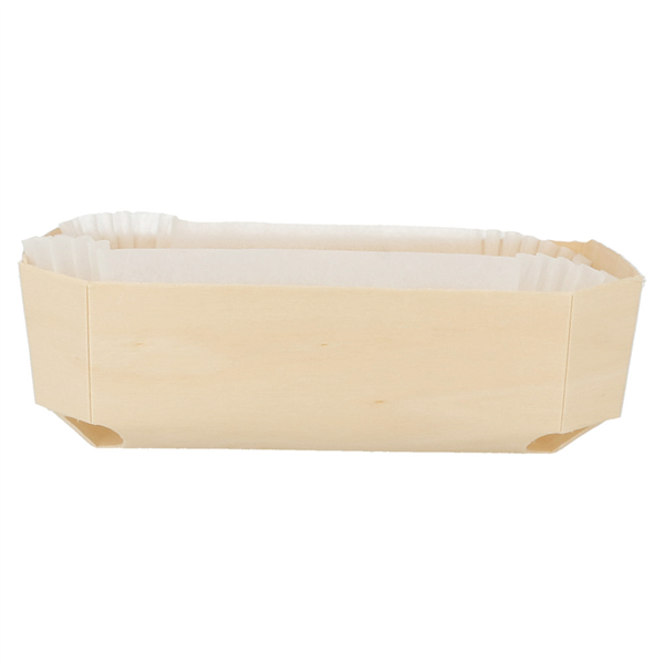 400 U. BARQUETTES BOIS + MOULES SILICONÉS  14x9x4,5 CM NATUREL BOIS (1 UNITÉ) - Garcia de Pou