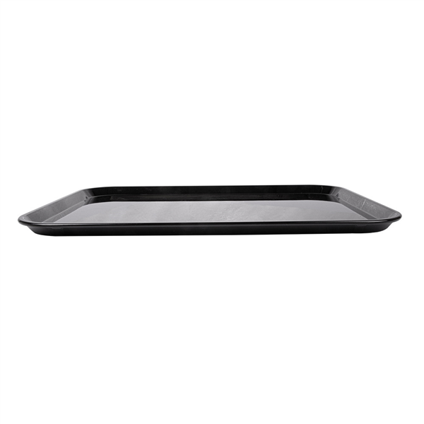 PLATEAU POUR COUPOLE  40,5x56 CM NOIR POLYCARBONATE (1 UNITÉ) - Garcia de Pou