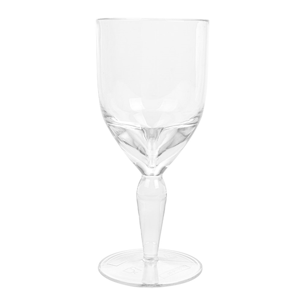 VERRES À PIED À EAU 340 ML Ø 7,9/7,7x18,3 CM TRANSPARENT POLYCARBONATE (12 UNITÉ) - Garcia de Pou