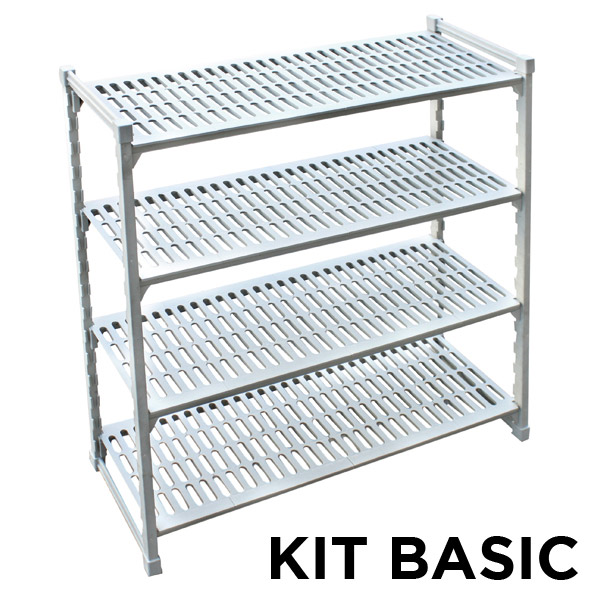 ÉTAGÈRE VENTILÉE WINDSHELVING  45,5x122x180 CM GRIS ACIER (1 UNITÉ) - Garcia de Pou