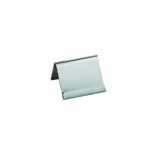 CHEVALETS POUR ÉTIQUETTES DE TABLE  6 CM ARGENTE INOX (25 UNITÉ) - Garcia de Pou