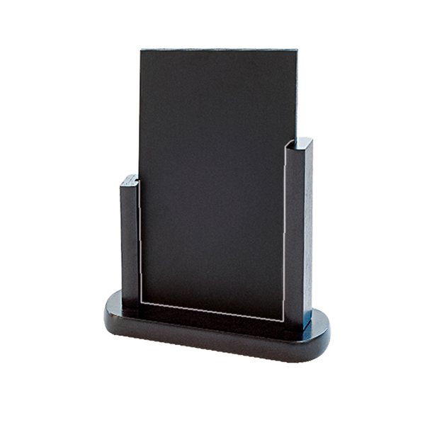 PANNEAU / ARDOISE DE TABLE  24x28,5 CM NOIR BOIS (1 UNITÉ) - Garcia de Pou