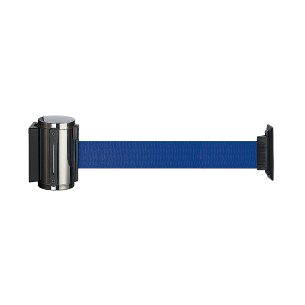 BARRIÈRE MURALE RETRACTIBLES RUBAN 200 CM   BLEU ALUMINIUM (1 UNITÉ) - Garcia de Pou