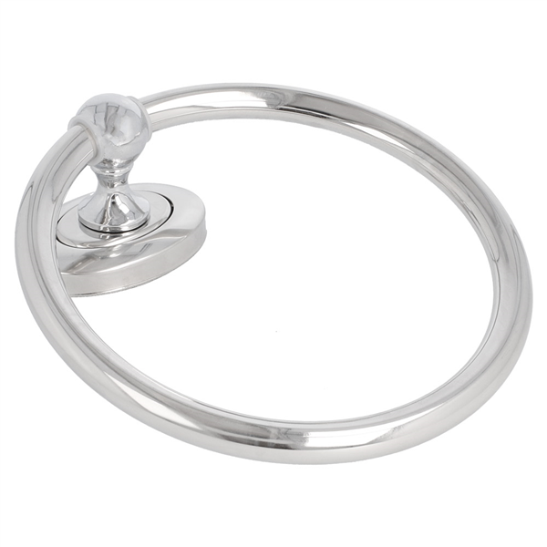 ROND SERVIETTE DE TOILETTE  Ø 18x5 CM ARGENTE INOX (1 UNITÉ) - Garcia de Pou