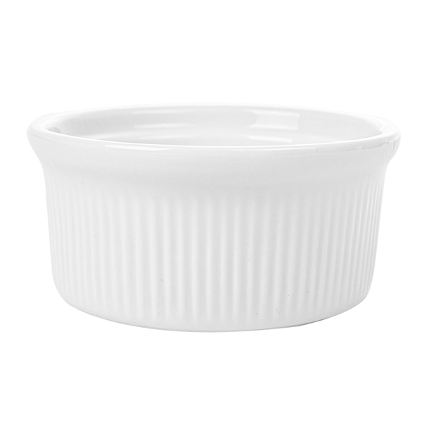 RAMEQUINS 120 ML Ø 7,8x3,7 CM BLANC PORCELAINE (12 UNITÉ) - Garcia de Pou