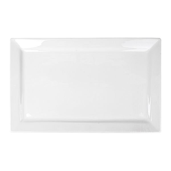 ASSIETTES RECTANGULAIRES  45x28 CM BLANC PORCELAINE (6 UNITÉ) - Garcia de Pou