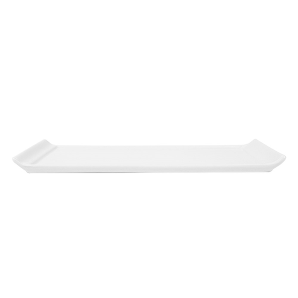 ASSIETTES RECTANGULAIRES  26x12,5x1,6 CM BLANC PORCELAINE (12 UNITÉ) - Garcia de Pou