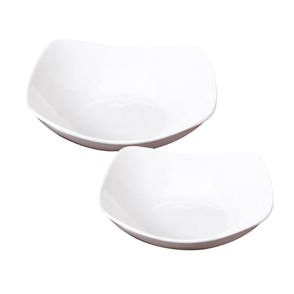 BOLS 1000 ML Ø 23,5x6,7 CM BLANC PORCELAINE (2 UNITÉ) - Garcia de Pou