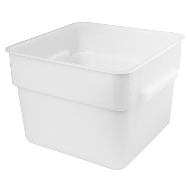 BAC ALIMENTAIRE 12 L 28,5x28,5x21 CM BLANC PP (1 UNITÉ) - Garcia de Pou