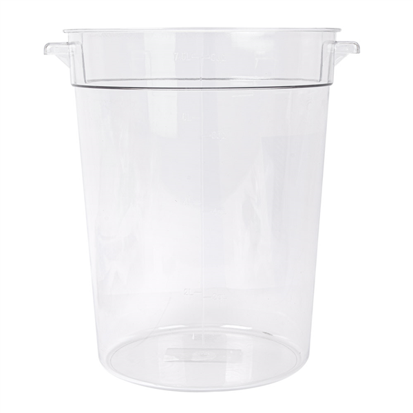 RÉCIPIENT ALIMENTAIRE 7,5 L Ø 22,4x27,9 CM TRANSPARENT POLYCARBONATE (1 UNITÉ) - Garcia de Pou