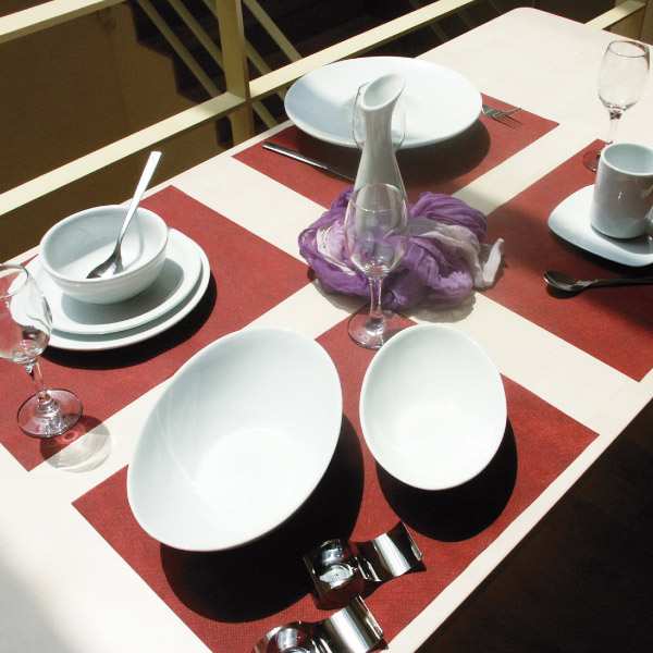 SETS DE TABLE "SPUNBOND" 60 G/M2 30x40 CM BORDEAUX PP (800 UNITÉ) - Garcia de Pou