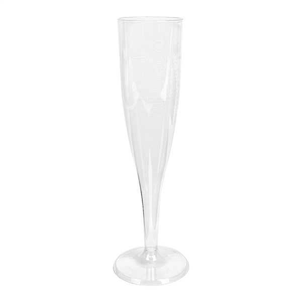 FLÛTES INJECTÉES "CHAMPAGNE" PETITES 100 ML Ø 4,8x17 CM TRANSPARENT CRISTAL PS (180 UNITÉ) - Garcia de Pou