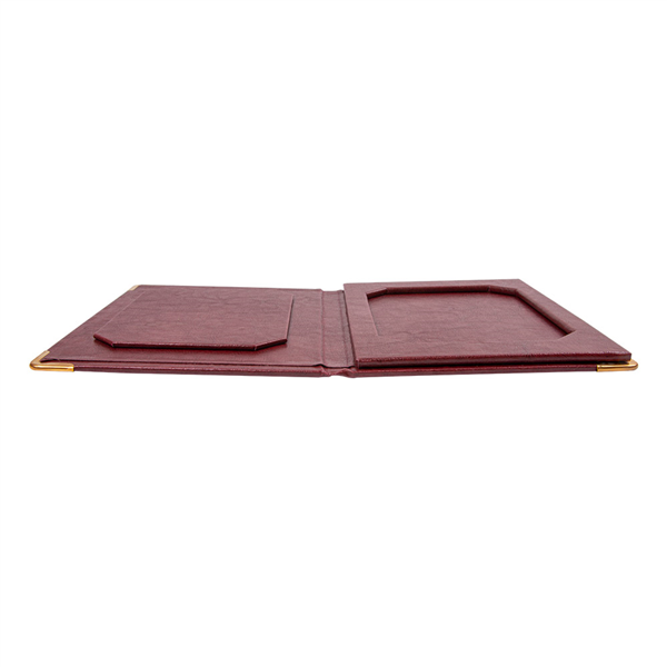 BOÎTE POUR ADDITION ET CHANGE  17x22,8x2 CM BORDEAUX CUIR (1 UNITÉ) - Garcia de Pou