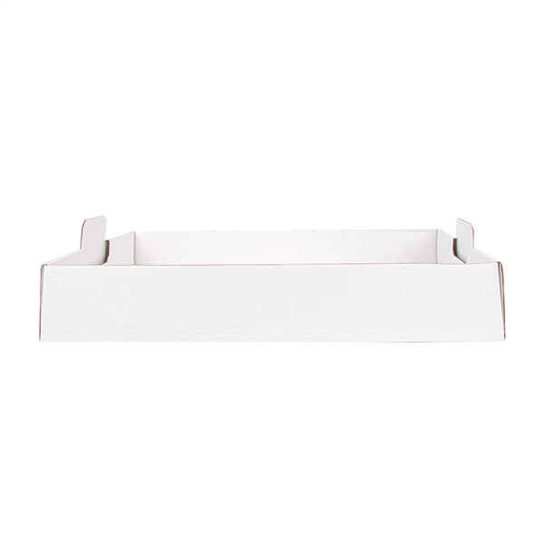 PLATEAUX REGROUPER  390 G/M2 54,5x38,5x9,5 CM BLANC CARTON (50 UNITÉ) - Garcia de Pou