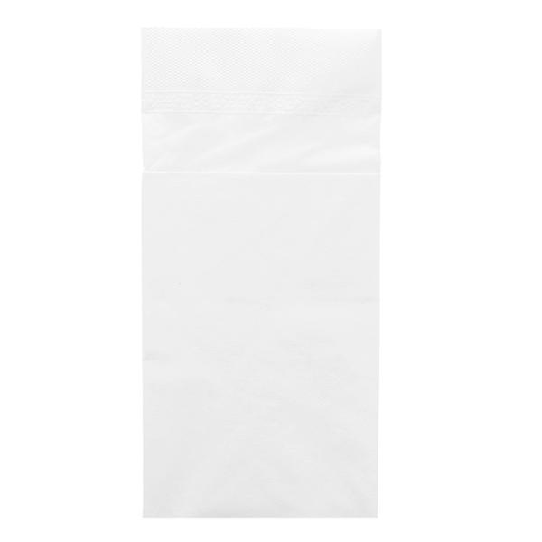 SERVIETTES KANGOUROU ECOLABEL 2 PLIS  18 G/M2 40x40 CM BLANC OUATE (1000 UNITÉ) - Garcia de Pou