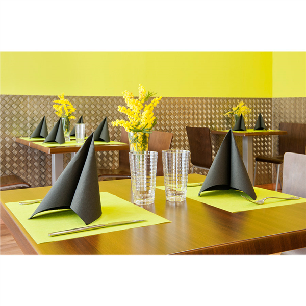 SETS DE TABLE "SPUNBOND" 60 G/M2 30x40 CM LIME PP (800 UNITÉ) - Garcia de Pou