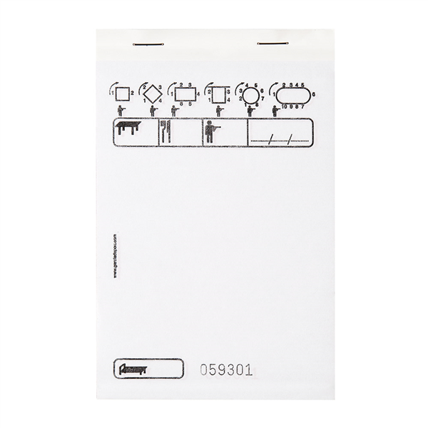 BLOCS COMMANDES STANDARD DUPLI 50x2 FEUILLES  10x15 CM BLANC AUTOCOPIANT (100 UNITÉ) - Garcia de Pou