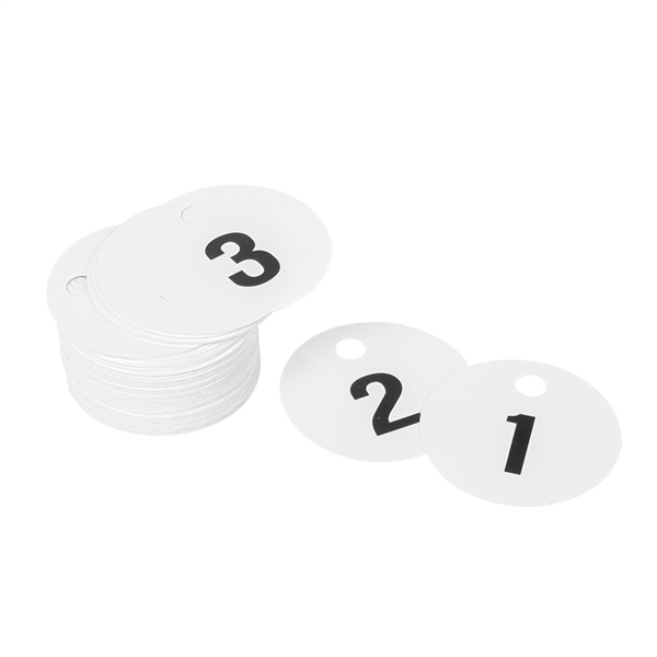 VESTIAIRE LOTS, EN DOUBLE 1-100  Ø 5 CM BLANC PVC (1 UNITÉ) - Garcia de Pou