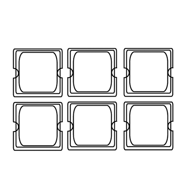 COUVERCLE 1/6 POUR RÉFÉRENCE 181.75  17,6x16 CM ARGENTE INOX (1 UNITÉ) - Garcia de Pou