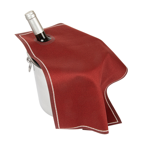 12 U. TORCHONS EN ROULEAU "CUBI-DRAP"  40x40 CM BORDEAUX COTON (1 UNITÉ) - Garcia de Pou