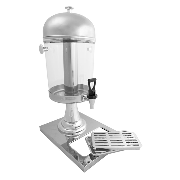 DISTRIBUTEUR DE JUS 8 L 35x26x58,5 CM ARGENTE INOX (1 UNITÉ) - Garcia de Pou