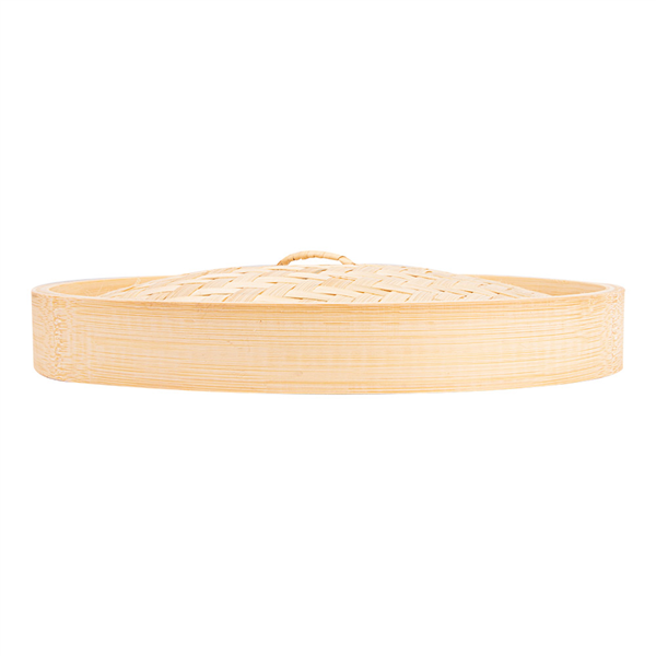 COUVERCLES MAXI DIM-SUM  Ø 30x3 CM NATUREL BAMBOU (4 UNITÉ) - Garcia de Pou