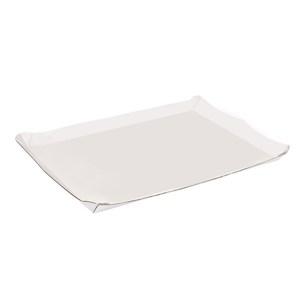 PLATEAUX SELF-SERVICE MICRO-CANNEL  24x31 CM BLANC MICROCANAL (50 UNITÉ) - Garcia de Pou