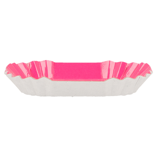 MINI PLATEAUX 325 G/M2 5,5x5,5 CM FUCHSIA CARTON (100 UNITÉ) - Garcia de Pou