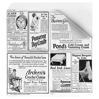 PAPIER INGRAISSABLES OUVERT 2 CÔTÉS FAST FOOD PFAS FREE "TIMES" 35 G/M2 16x16,5 CM BLANC PARCH.INGRAISSABLE (500 UNITÉ)
