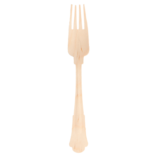 FOURCHETTES "CLASSIC"  19,3 CM NATUREL BOIS (100 UNITÉ) - Garcia de Pou