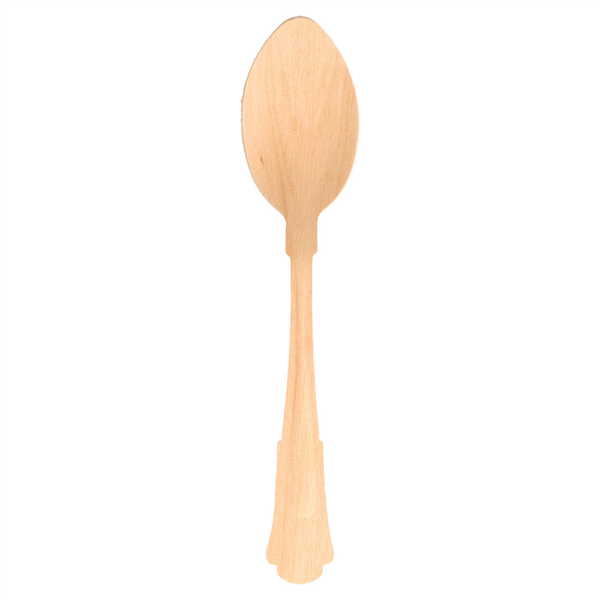 CUILLÈRES "CLASSIC"  19,3 CM NATUREL BOIS (100 UNITÉ) - Garcia de Pou