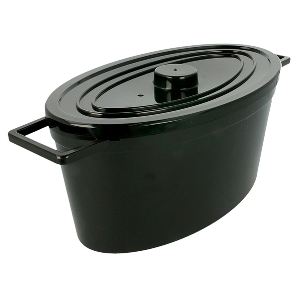 COCOTTE 2,5K  31x15x12 CM NOIR POLYCARBONATE (5 UNITÉS) - Garcia de Pou