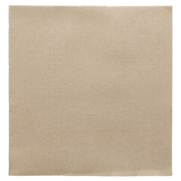 SERVIETTES ECOLABEL "DOUBLE POINT" 18 G/M2 39x39 CM TAUPE OUATE (1200 UNITÉ) - Garcia de Pou