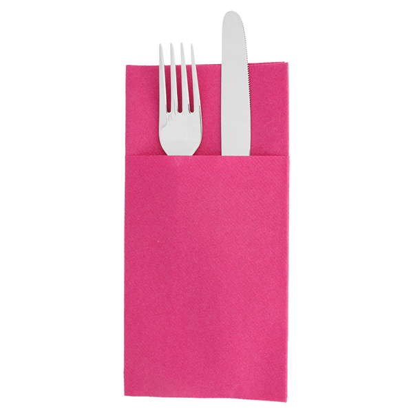 SERVIETTES KANGOUROU  55 G/M2 40x40 CM FUCHSIA AIRLAID (700 UNITÉ) - Garcia de Pou