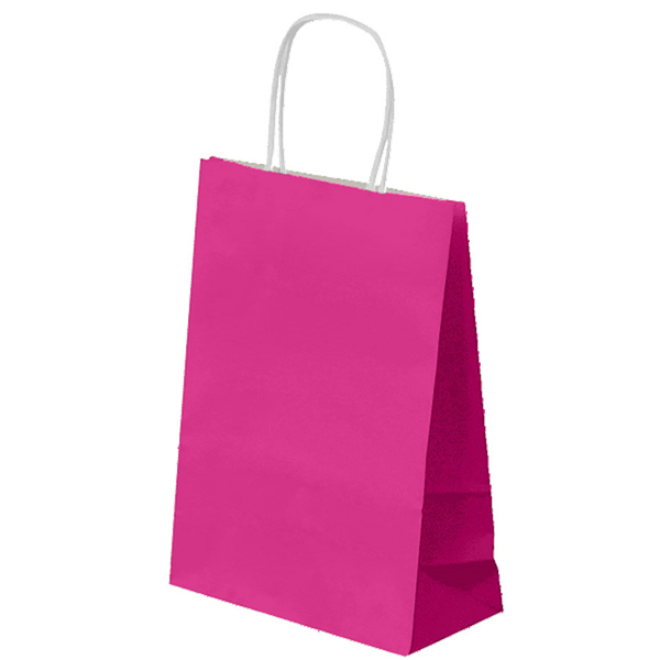 SACS SOS AVEC ANSES  80 G/M2 26+14x32 CM FUCHSIA CELLULOSE (250 UNITÉ) - Garcia de Pou