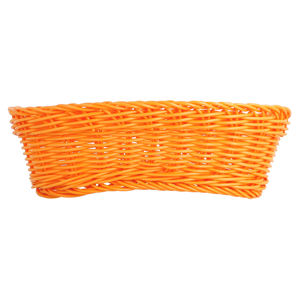 CORBEILLES SIMILAIRE OSIER ALLONGÉES  23x9x8 CM ORANGE PP (12 UNITÉ) - Garcia de Pou