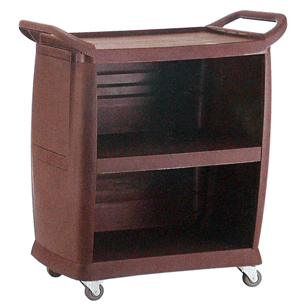 TROLLEY OUVERT 1 CÔTÉ  98x50,5x105 CM MARRON ABS (1 UNITÉ) - Garcia de Pou