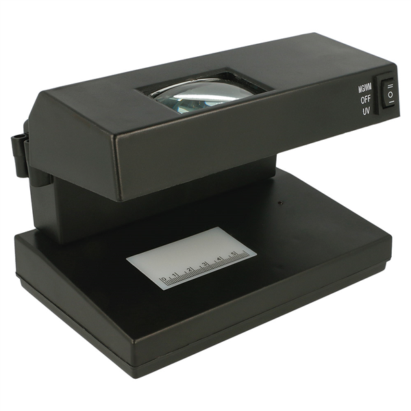 EURODÉTECTEUR FAUX BILLETS AC220-240V  18,5x12 CM NOIR PLASTIQUE (1 UNITÉ) - Garcia de Pou