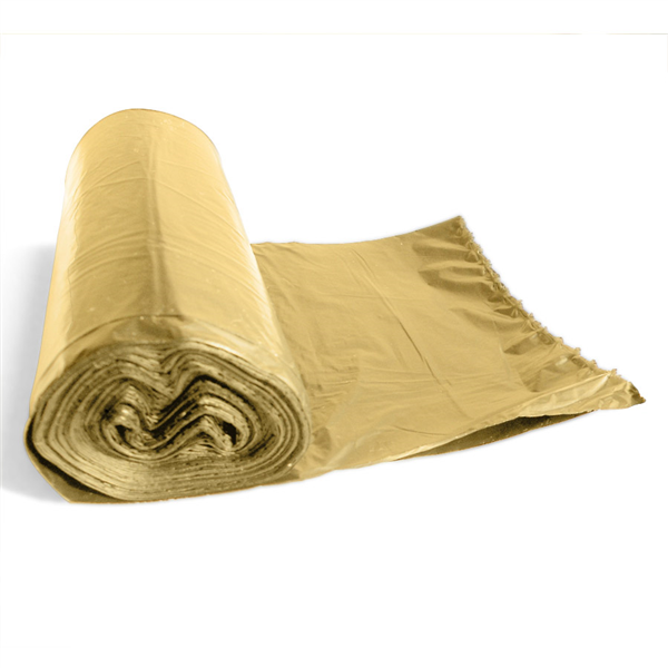 25 U. SACS POUBELLE  15µ 50x55 CM CREME HDPE (80 UNITÉ) - Garcia de Pou