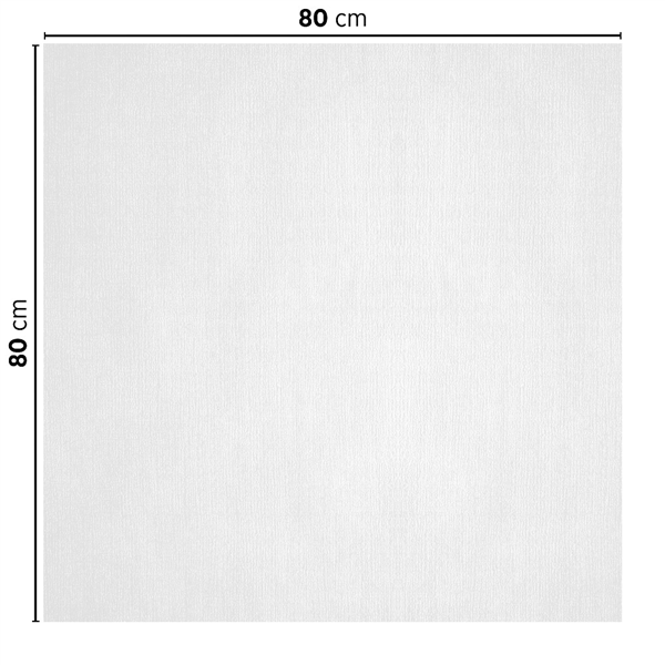 NAPPES PLIAGE M  48 G/M2 80x80 CM BLANC CELLULOSE (200 UNITÉ) - Garcia de Pou