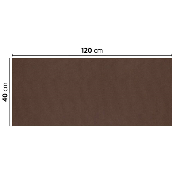 "TÊTE-À-TÊTE" PLIAGE 1/2  55 G/M2 40x120 CM CHOCOLAT AIRLAID (400 UNITÉ) - Garcia de Pou