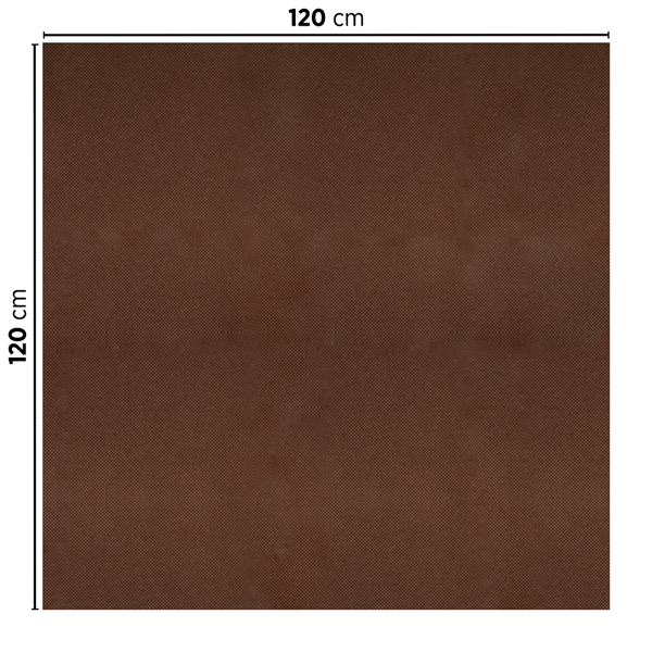 SETS DE TABLE PLIAGE M "SPUNBOND" 60 G/M2 120x120 CM CHOCOLAT PP (200 UNITÉ) - Garcia de Pou