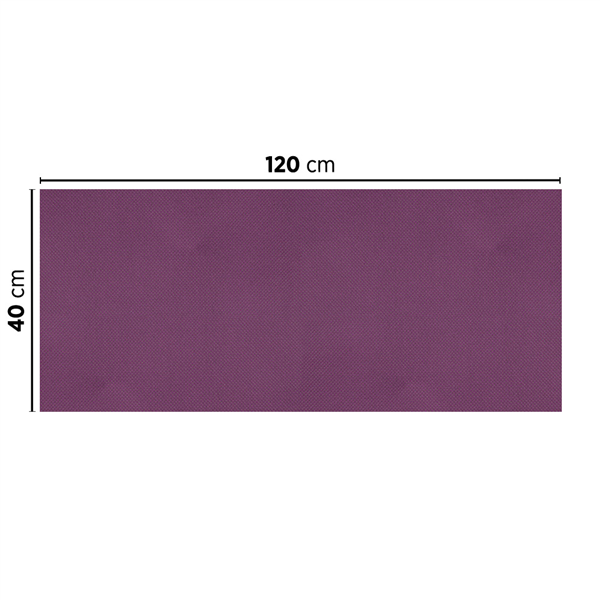 "TÊTE À TÊTE" PLIAGE 1/2 "SPUNBOND" 60 G/M2 40x120 CM VIOLET PP (400 UNITÉ) - Garcia de Pou