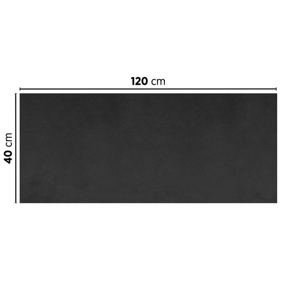 "TÊTE À TÊTE" PLIAGE 1/2 "SPUNBOND" 60 G/M2 40x120 CM NOIR PP (400 UNITÉ) - Garcia de Pou