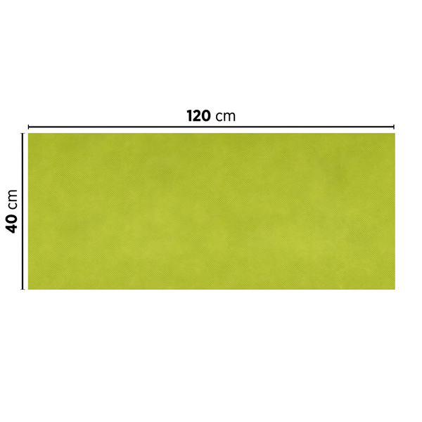 "TÊTE À TÊTE" PLIAGE 1/2 "SPUNBOND" 60 G/M2 40x120 CM LIME PP (400 UNITÉ) - Garcia de Pou