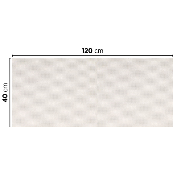 "TÊTE À TÊTE" PLIAGE 1/2 "SPUNBOND" 60 G/M2 40x120 CM BLANC PP (400 UNITÉ) - Garcia de Pou