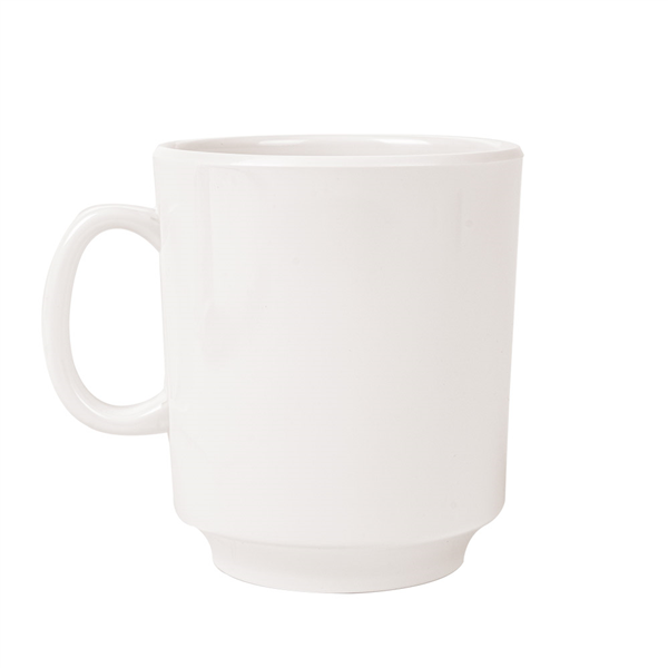 TASSES À CAFÉ "ASAMI WARE" 240 ML Ø 8x9 CM IVOIRE MÉLAMINE (12 UNITÉ) - Garcia de Pou