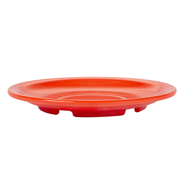 SOUCOUPES CAFÉ "ASAMI WARE"  Ø 13,8 CM ROUGE MÉLAMINE (12 UNITÉ) - Garcia de Pou