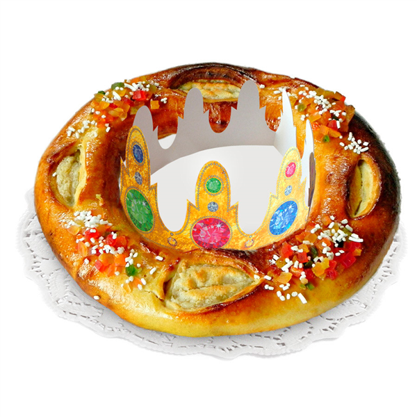 COURONNE DES ROIS MAGES  275 G/M2 8x59 CM QUADRICHROMIE CARTON (100 UNITÉ) - Garcia de Pou