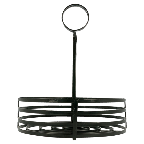 BASKET CONDIMENTS  Ø 20x20 CM NOIR FER (1 UNITÉ) - Garcia de Pou